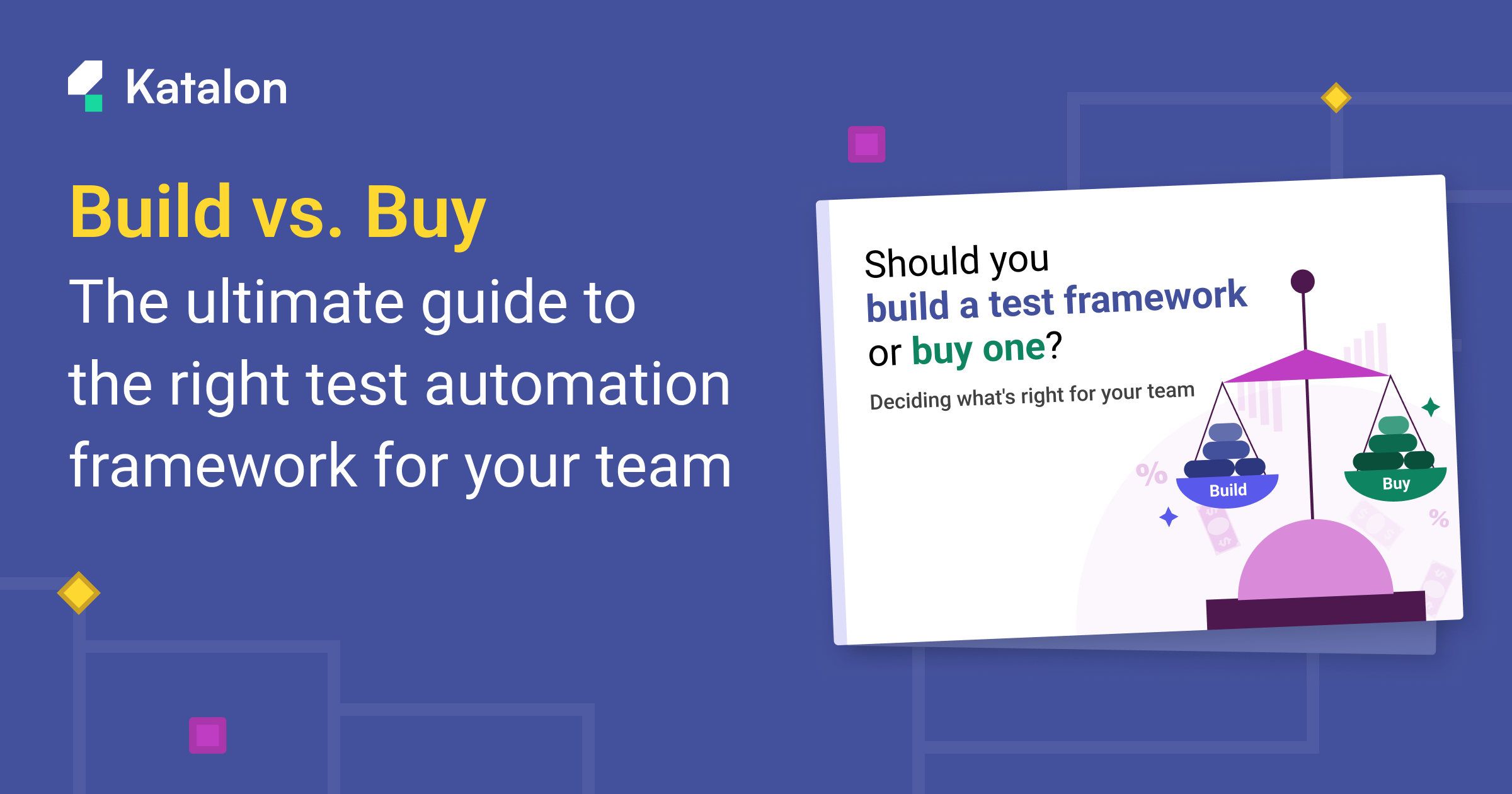 Build or Buy a Test Automation Framework: A Complete Guide