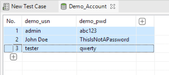 Data file in Katalon