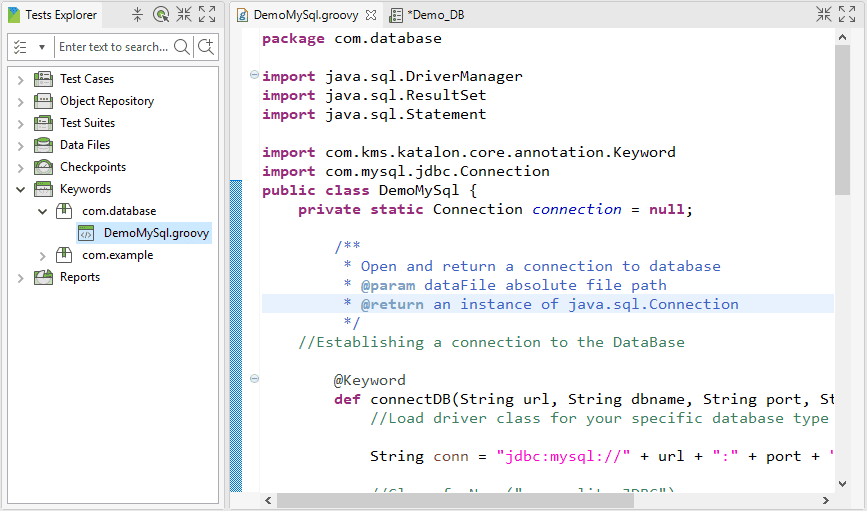 mysql jdbc connection string example